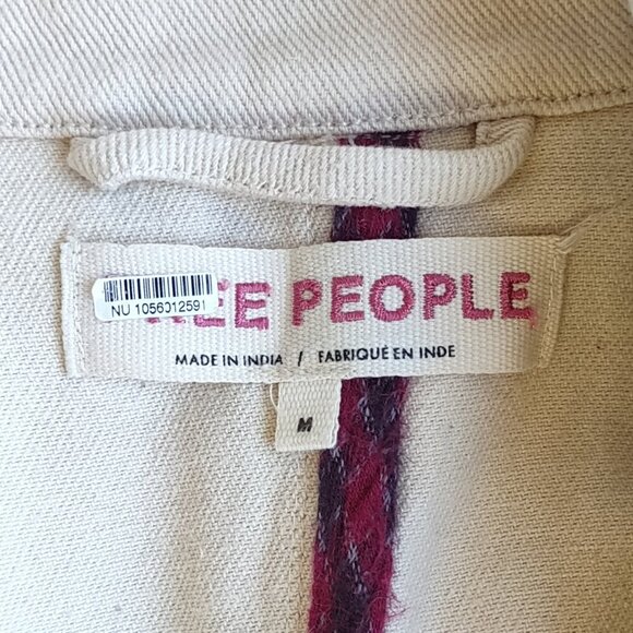 Free People Highlands Peacoat Tea Combo Boho Casual Cabincore Sz Medium - Picture 10 of 14